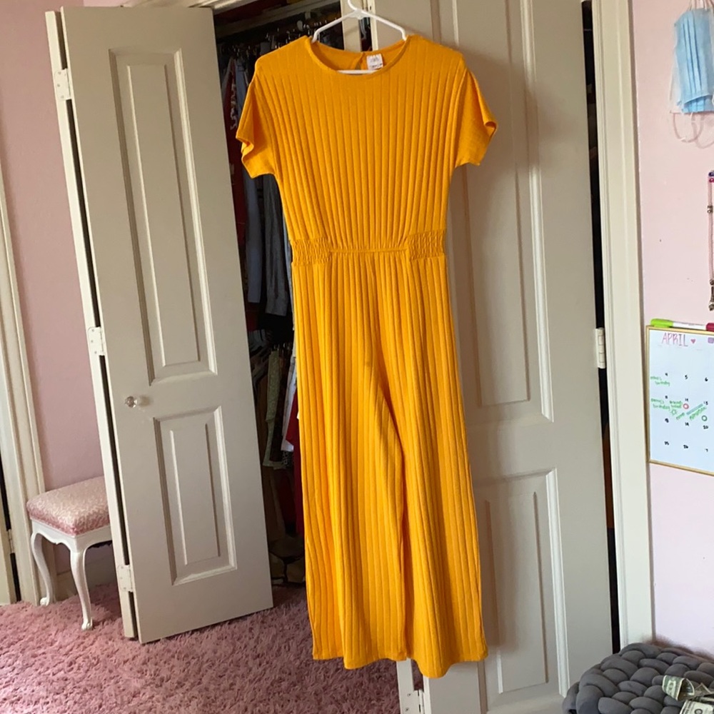 Zara Teen Yellow Jumpsuit SPRING